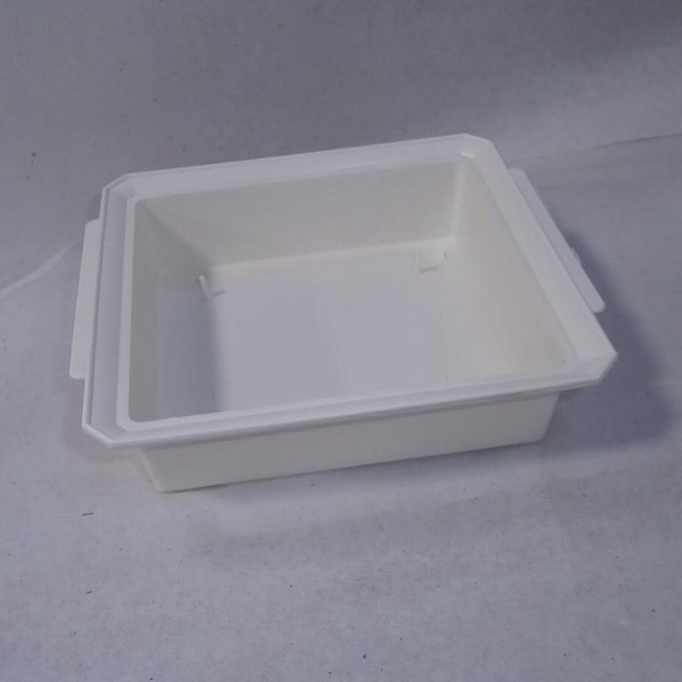 Plastskål 12,5x13 cm hvid 