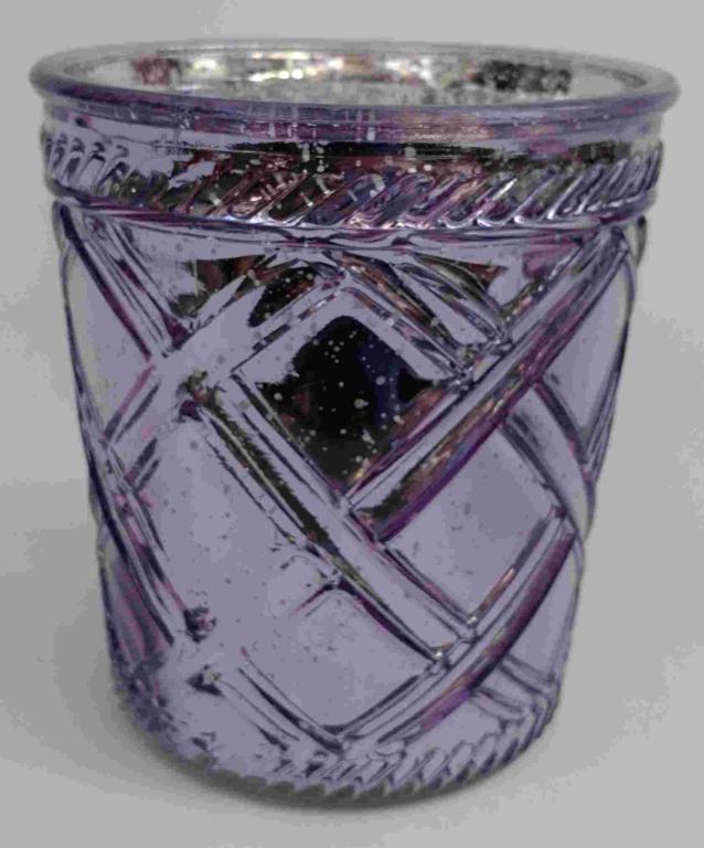 Oline glas potte 13,5D 15H lilla