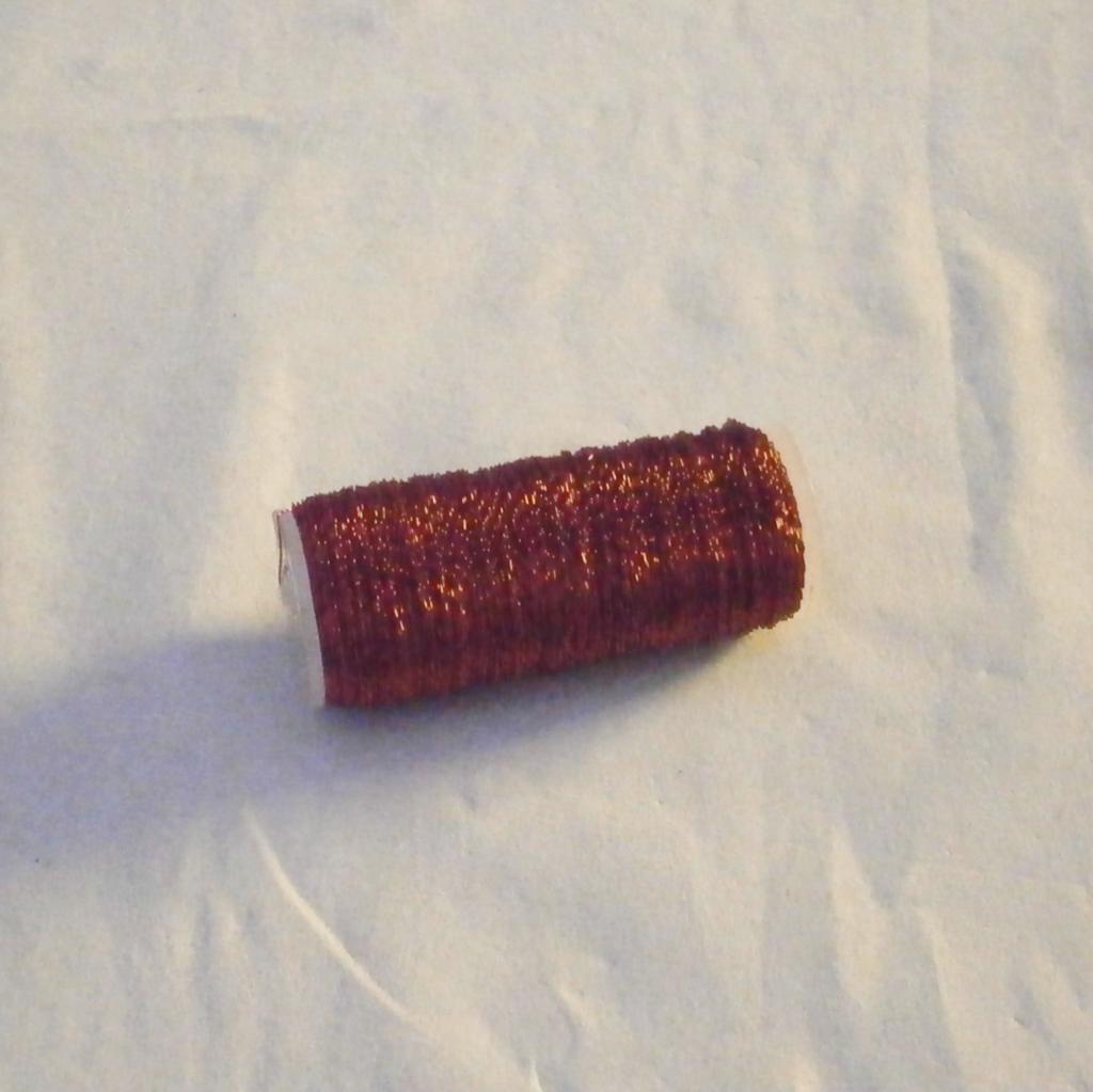 Bouillontråd 0,3mm 140m Rød 