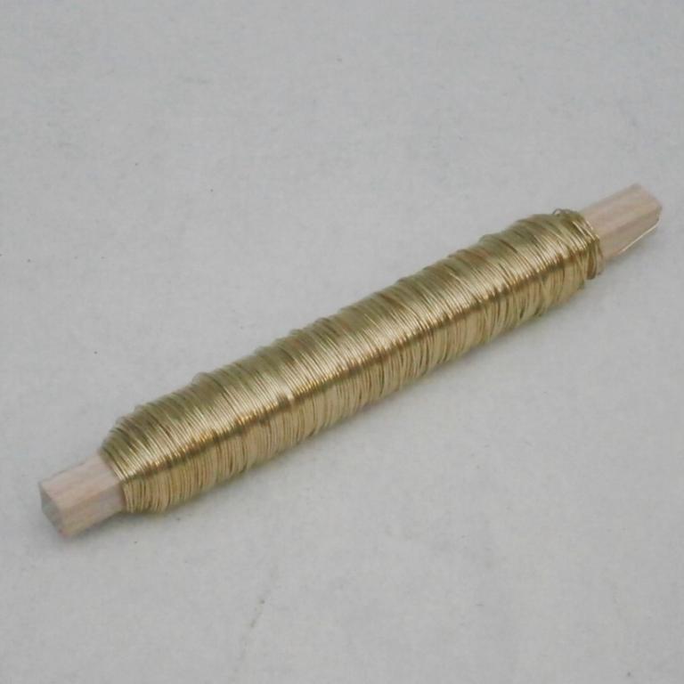 Vindseltråd 0,50mm50m Guld 