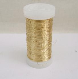 Myrtetråd 0,20mm spole Guld 