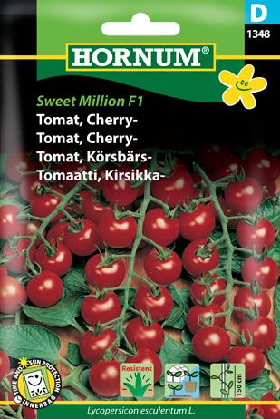Tomat, Cherry-, Sweet Million F1