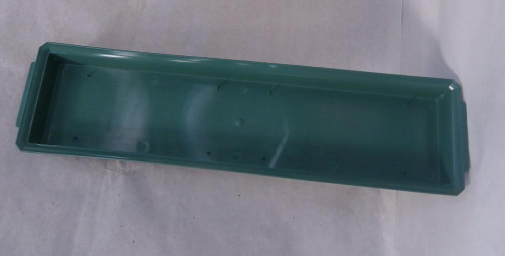 Plastskål 12,5x48 cm grøn