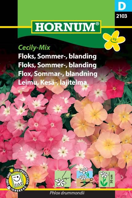 Floks, Sommer-, blanding, Cecily-Mix