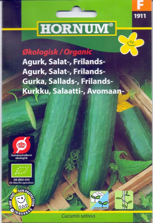 Økologisk Agurk, Salat-, Frilands, Sonja
