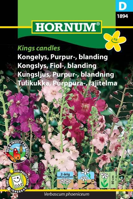 Kongelys, Purpur-, blanding, Kings candl
