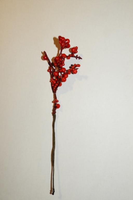 Berry wire grene 22 cm. rød