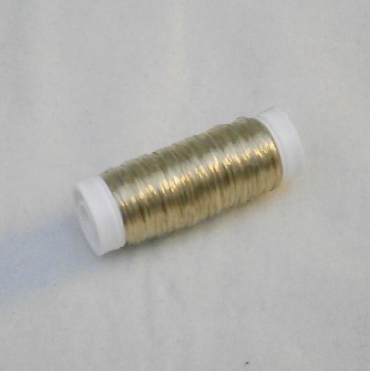 Myrtetråd 0,35mm spole Guld 